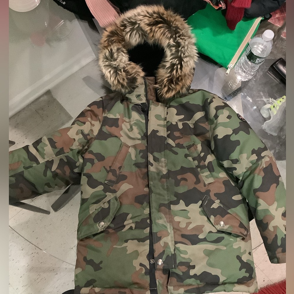 Polo ralph lauren camo parka jacket